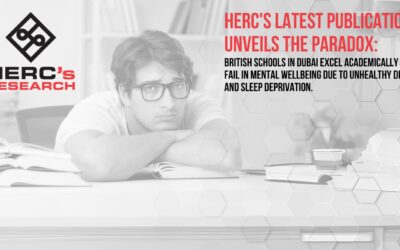 HERC’s latest publication unveils the paradox: British schools in Dubai excel academically but fail in mental wellbeing due to unhealthy diets and sleep deprivation.