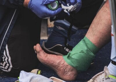 Acute effects of tissue flossing on ankle range of motion in athletes with limited ankle dorsiflexion: A randomized controlled trial